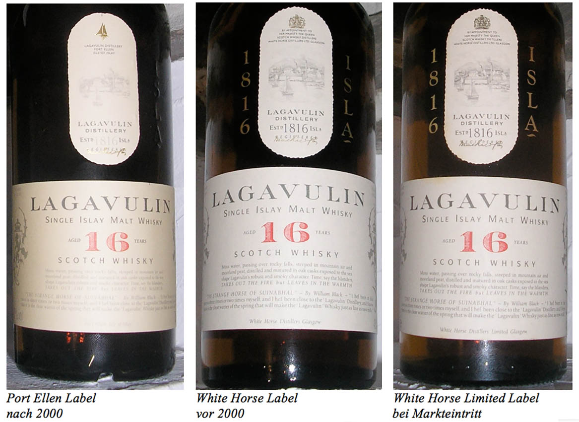 Lagavulin 16y Labels