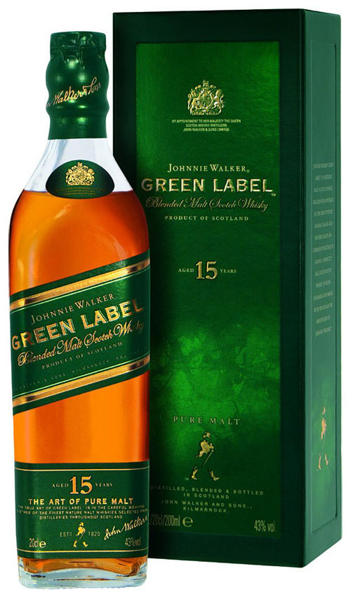 Johnnie Walker 15y ~2010 - Green Label - 43%