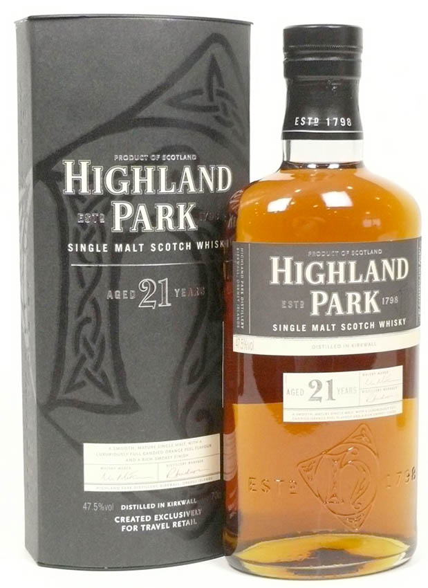 Highland Park 21y ~ 2007 - OB, duty free - 47.5%