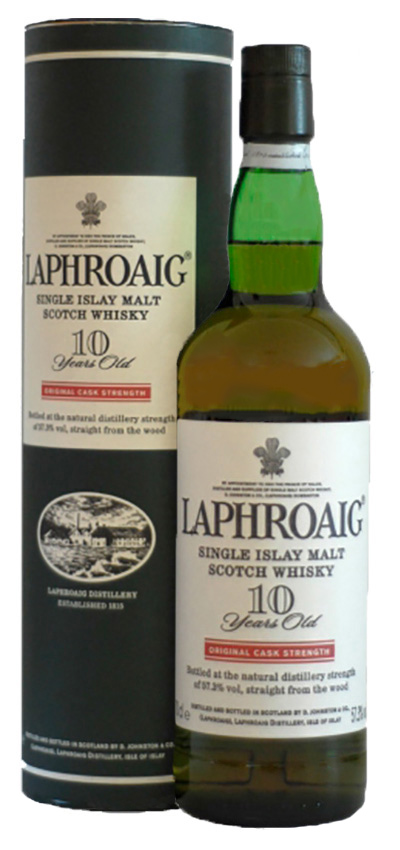 Laphroaig 10y - 2002 - Original Cask Strength (Red Stripe) - 57,3%