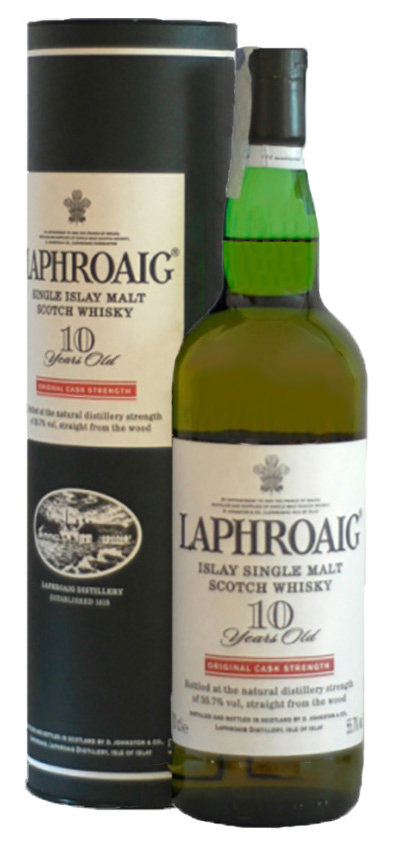 Laphroaig 10y - 2005 - OriginalCask Strength (Red Stripe) - 55,7%