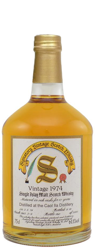 Caol Ila 17y - 74-91 - Signatory Vintage, cask 5-9 - 61,1%