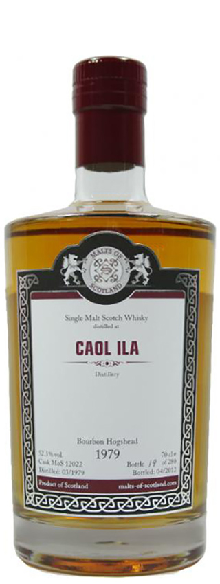 Caol Ila 33y - 79-12 - MoS, Bourbon Hogshead #12022, 280btl - 52,3%
