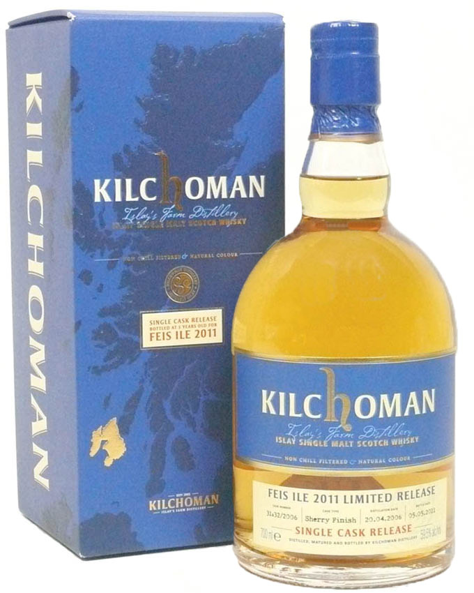 Kilchoman 05y - 06-11 - Feis Ile 2011, cask 31-32/06 Sherry-Finish, 530btl - 59,5%
