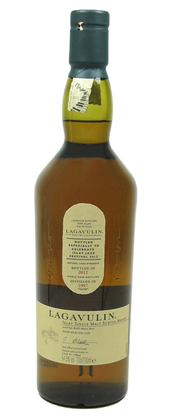 Lagavulin 15y - 97-12 - Jazz Festival 2012, cask 1894, 624btl - 54.5%