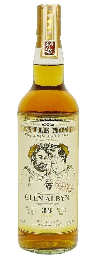 Glen Albyn 33y - 78-11 - JW Gentle Noses, Bourbon cask 690, 120btl - 50,5%