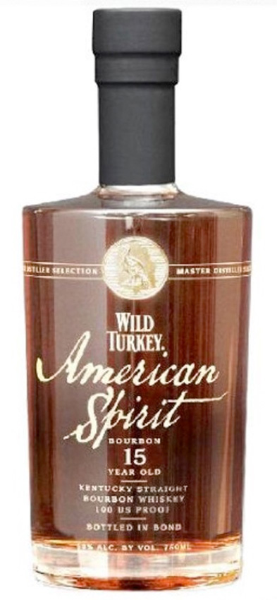 Wild Turkey 15y - OB, new toasted American White Oak Barrels, 100 Proof - 50%