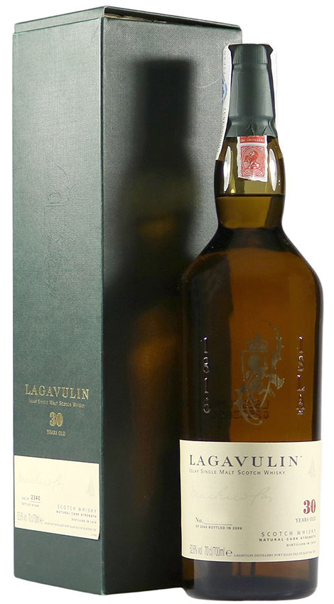 Lagavulin 30y - 76-06 - Refill American Oak casks, 2.340btl - 52,6%