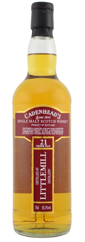 Littlemill 21y - 91-12 - Cadenhead Closed Distilleries, Bourbon barrel, 192btl - 55,2%