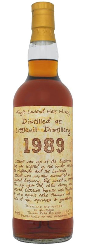 Littlemill 22y - 89-11 - Thosop Handwritten Label, Refill Sherry, 227btl – 50,5%