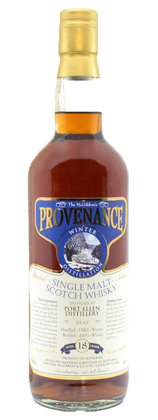 Port Ellen 18y - 82-00 - Mc Gibbons Provenance Winter/Winter - 43%