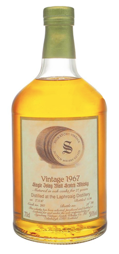 Laphroaig 27y - 67-94 - Signatory Vintage Collection, Cask 2957, 208btl - 50,1%