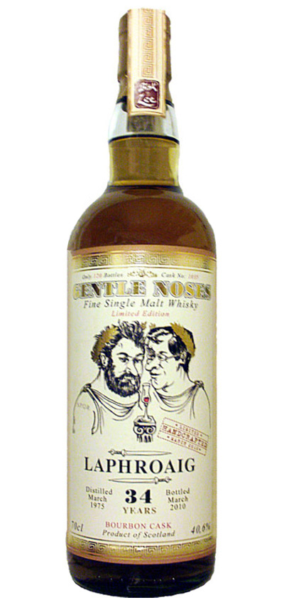 Laphroaig 34y - 75-10 - JWWW, Gentle Noses, Bourbon Cask 1035, 120btl - 40,6%