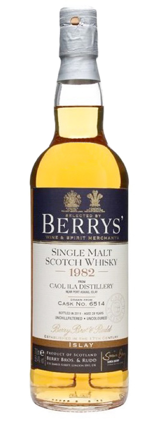 Caol Ila 28y - 82-10 - Berry’s New Label, Refill Hogshead, cask 6514 - 56,4%