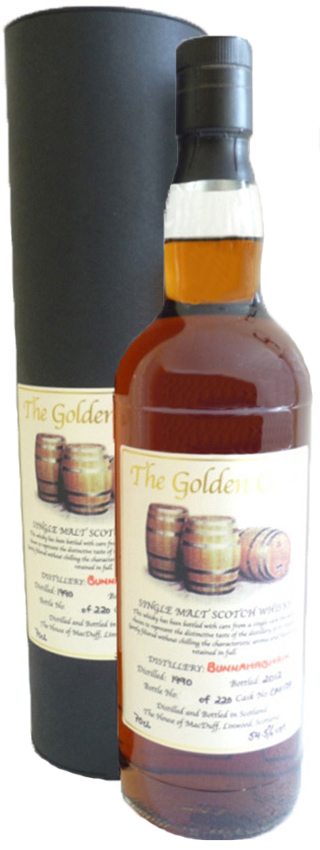 Bunnahabhain 22y - 90-12 - John McDougall, Golden Cask CM178, 220btl - 54,5%