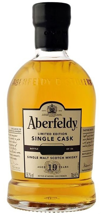 Aberfeldy 19y - 91-10 - OB for LMdW, Hogshead cask 2934, 186btl - 56,7%