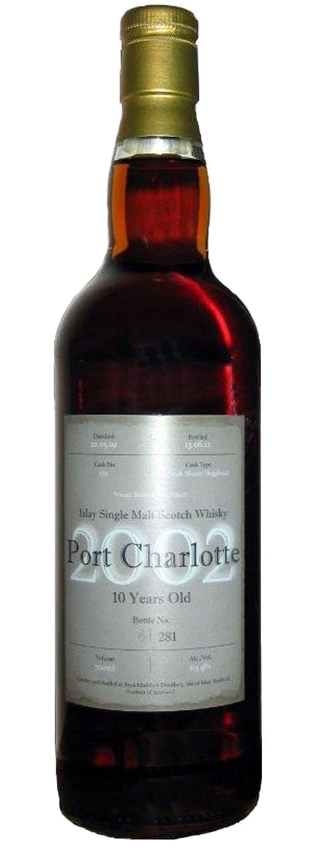 Port Charlotte 10y - 02-12 - Raz/Marti, Fresh Sherry Hogshead #151, 281btl - 63,9%