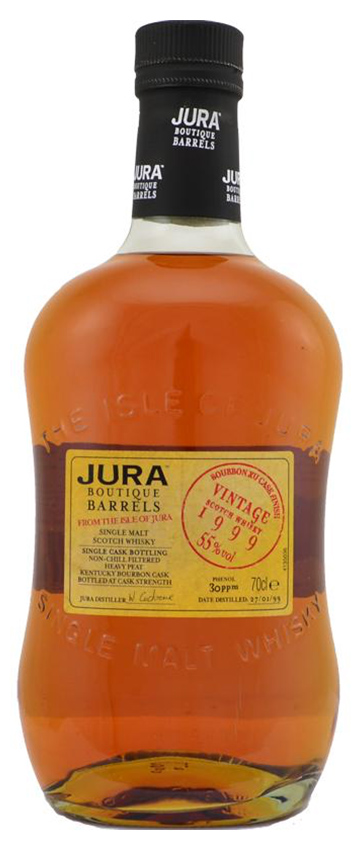 Jura 10y – 99-09 - OB, Boutique Barrels, Heavily Peat, 30ppm, Bourbon XU Cask, 300btl - 55%