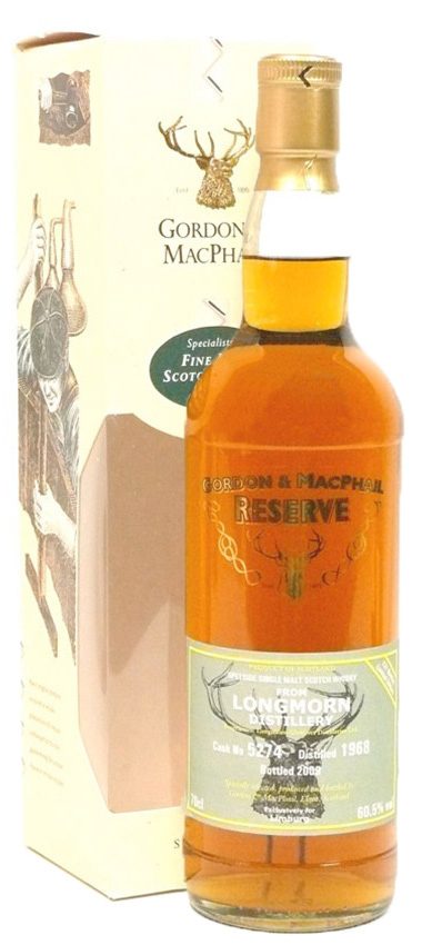Longmorn 41y - 68-09 - G&M, Reserve for WF, Bourbon Cask 5274, 131btl - 60,5%
