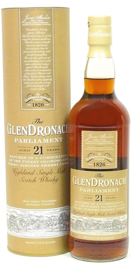 Glendronach 21y - 90-11 - OB, Parliament, Oloroso & Pedro Ximenez Casks - 48%