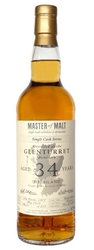 Glenturret 34y - 77-12 - MoM, refill sherry hogshead, 247btl - 47,9%