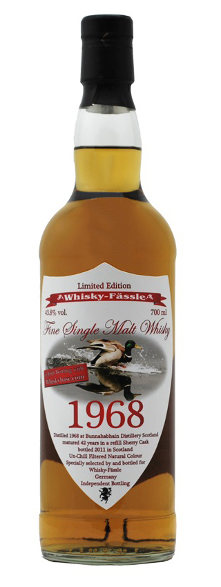 Bunnahabhain 42y - 68-11 - WhF mit Whiskybase, refill Sherry Cask - 43,8%
88