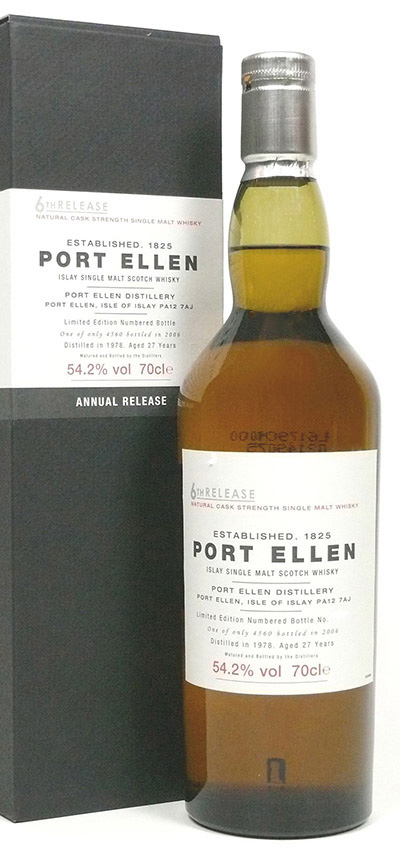 Port Ellen 27y - 78-06 - OB, 6th Release, Amer./Europ. Oak casks, 4.560btl - 54,2%90