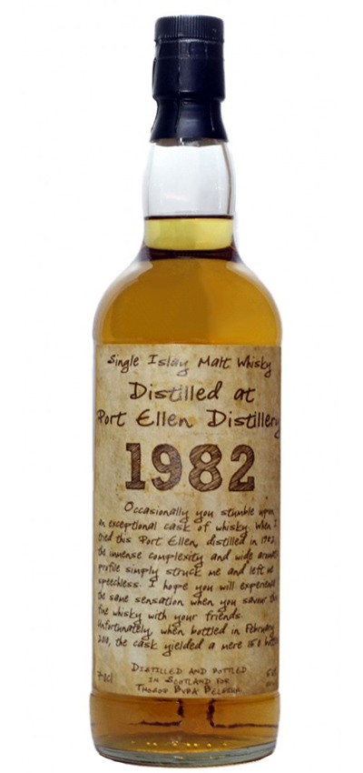 Port Ellen 28y - 82-10 - THOSOP Handwritten Label, 150btl - 56%92
