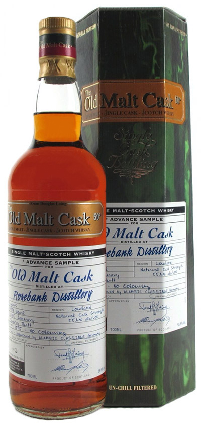 Rosebank 30y - 74 - 05 - DL, Old Malt Cask, Sherry butt, Cask DL1595 - 55,6%93