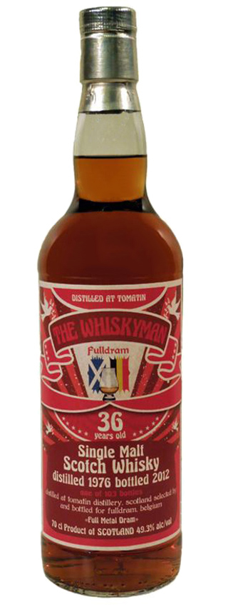 Tomatin 36y - 76-12 - Whiskyman for Fulldram (B), Sherry Hogshead, 103btl - 49,3%