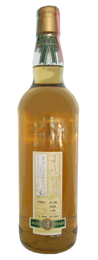 Caperdonich 34y - 68-03 - DT Peerless, oak cask 3568, 198btl - 41,8%