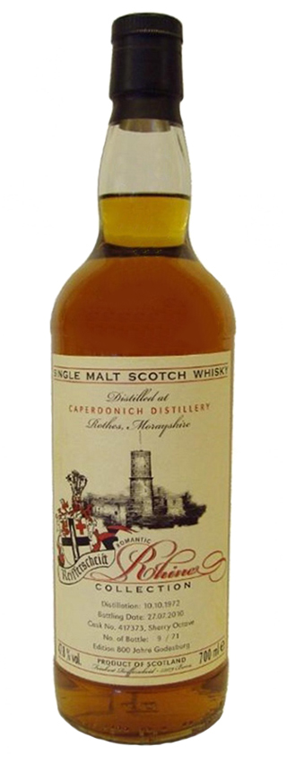 Caperdonich 37y - 72-10 - DT for R. Rhine Col. Sherry Octave, #417373, 71btl - 47,8%