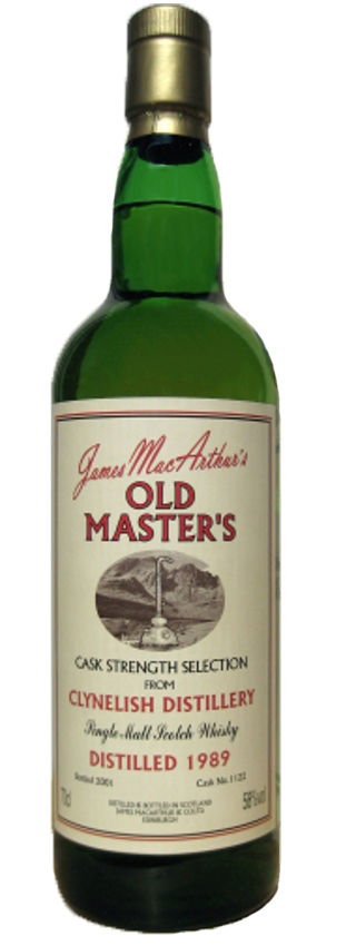 Clynelish 12y - 89-01 - JMA Old Master´s Cask Strength Selection, cask 1122 - 58%