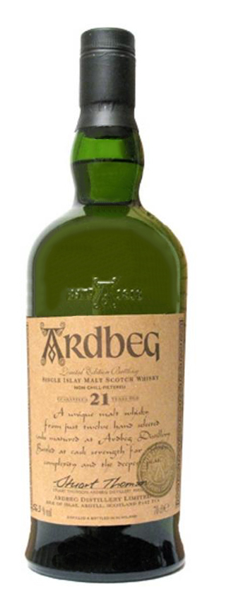 Ardbeg 21y ~ 79-01 - OB Committee Res. 2001, Bourbon casks from 79/80, 2.500btl - 56,3%