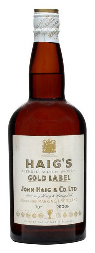 Haig ~1950er - Gold Label 70 Proof, Blended Scotch Whisky - 40%