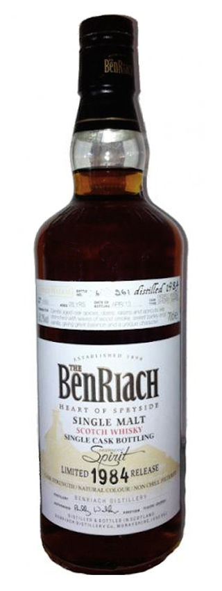 BenRiach 28y - 84-13 - OB for independentspirit.de, Peated, PX Fin. #1050, 261btl - 50,2%