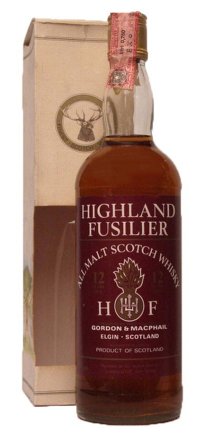 Highland Fusilier 12y ~1985 - G&M, All Malt Scotch Whisky - 40%