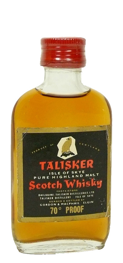 Talisker - 1970er - G&M, 70 proof, golden eagle, red screw cap - 40%