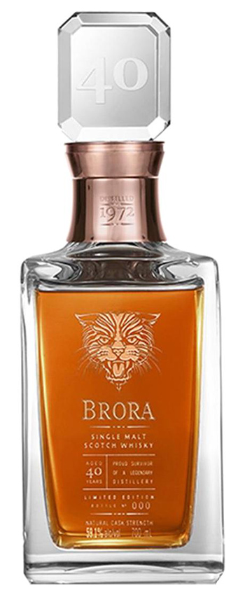 Brora 40y - 72-14 - OB, The Big Cat Single Cask, Decanter, 160btl - 59,1%