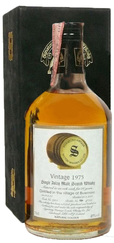 Bowmore 26y - 75-01 - Sig Vintage Collection, Dumpy, Oak Cask 1925, 222btl - 49%