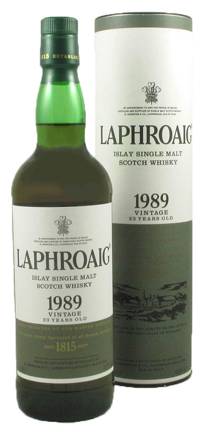 Laphroaig 23y - 89-12 - OB Vintage for Sweden, Norway & Finland, 1.800btl - 48,9%