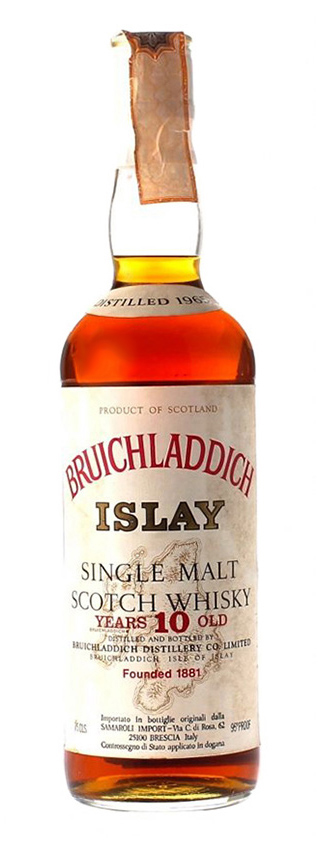 Bruichladdich 10y - 1965 - Samaroli Import, Sherry Cask, 95 Proof - 54,4%