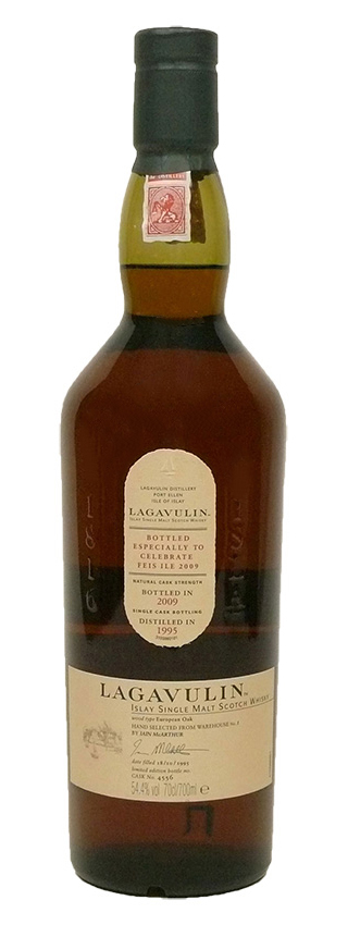 Lagavulin 14y - 95-09 - OB, Feis Ile 2009, European Oak Cask 4556, 580btl - 54,4%