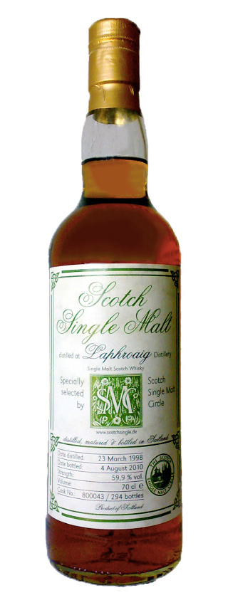 Laphroaig 12y - 98-10 - SSMC, First Fill Sherry Cask 800043, 294btl - 59,9%