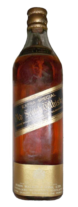 Johnnie Walker 12y ~1950er - Black Label, Extra Special (Kupferberg Import) - 43%