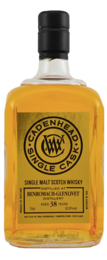 Benromach-Glenlivet 38y - 76-15 - Cad Small Batch, Bourbon cask - 52,9%
