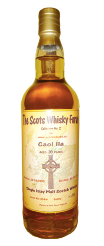 Caol Ila 16y - 90-06 - SSMC for scotswhisky.de No. 2, Refill Sherry #13144, 100btl - 54,7%