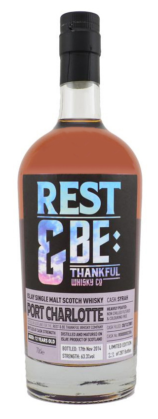 Port Charlotte 12y - 01-14 - Rest & be Thankful WC, Syrah # R2306, 287btl - 63,3%