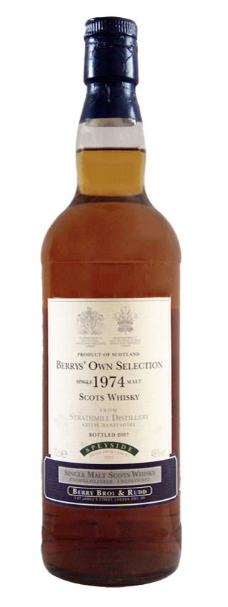 Strathmill 33y - 74-07 - BBR, Berrys´ Own Selection, cask 1212 - 46%