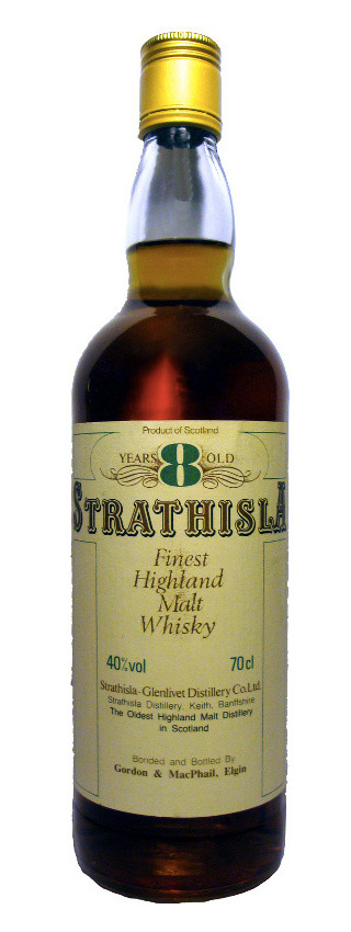 Strathisla 8y ~1980 - G&M, Cream label, age printed in green, SD686, 0,75l - 40%